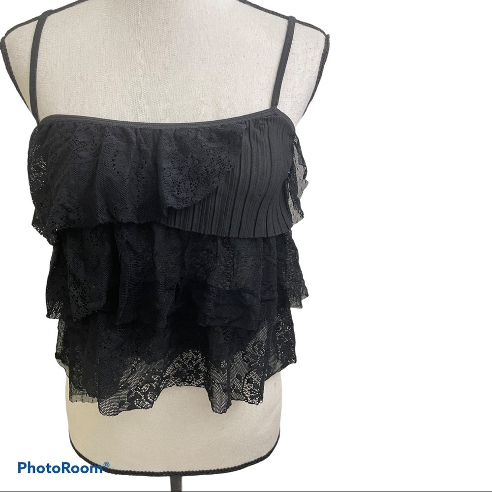 Victoria secret lace crop top black size small S